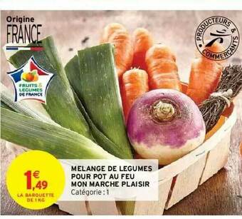 Intermarché Hyper Mélange De Légumes Pour Pot Au Feu Mon Marché Plaisir offre