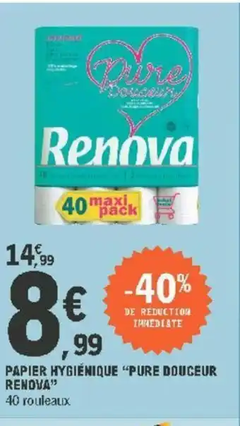 E.Leclerc Papier Hygiénique Pure Douceur offre