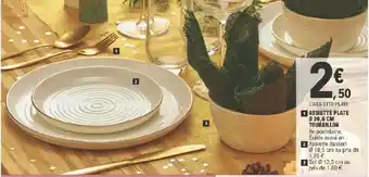 E.Leclerc Assiette Plate offre