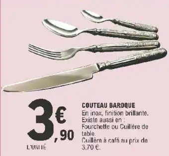 E.Leclerc Couteau Baroque offre