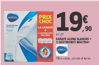 E.Leclerc Carafe Aluna Blanche offre