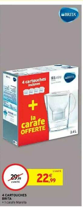 4 Cartouches Brita