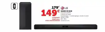 Super U Barre De Son Lg offre