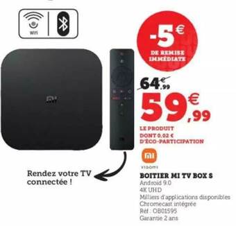 Super U Boitier Mi Tv Box S offre