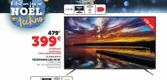 Super U Téléviseur Led 4k 55 offre