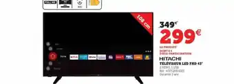 Super U Téléviseur Led Fhd 43 offre