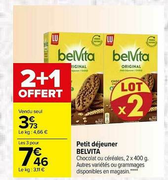 Petit Déjeuner Belvita