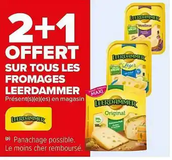 Carrefour Fromages Leerdammer offre