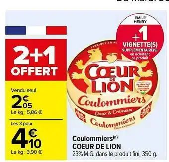 Carrefour Coulommiers Cœur De Lion offre