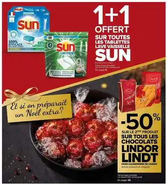 Carrefour Tablettes Lave Vaisselle Sun offre