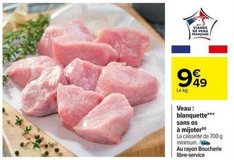 Carrefour Veau : Blanquette Sans Os à Mijoter offre
