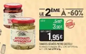 Match Pietro castelli - tomates séchées offre