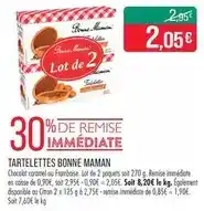 Match Bonne maman - tartelettes offre