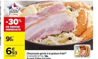 Carrefour Choucroute Garnie à La Graisse D'oie offre