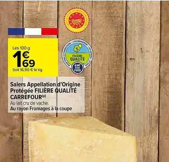 Salers Appellation D'origine Protégée Filière Qualité Carrefour