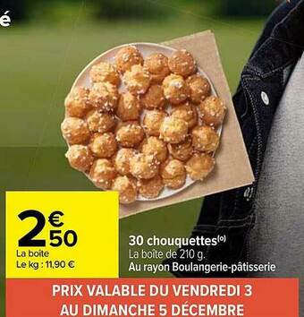 30 Chouquettes