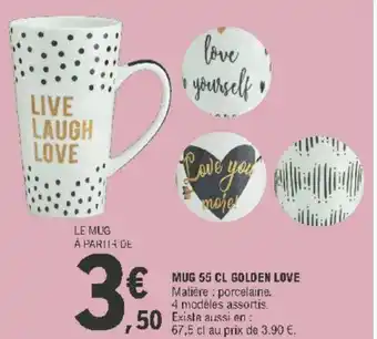 Mug 55cl Golden Love