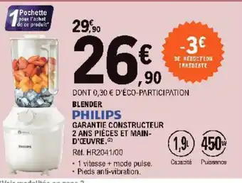 E.Leclerc Blender offre