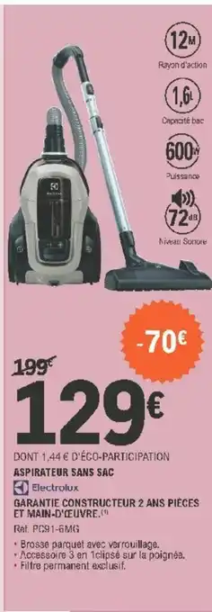 E.Leclerc Aspirateur Sans Sac offre