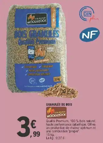 E.Leclerc Granulés de Bois offre