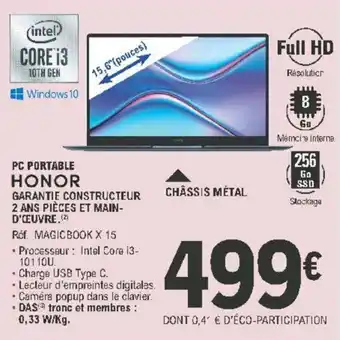 E.Leclerc PC Portable offre