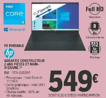 E.Leclerc PC Portable HP offre