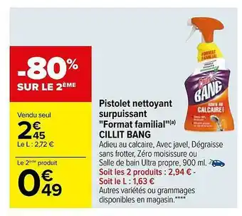 Pistolet Nettoyant Surpuissant