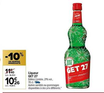 Carrefour Liqueur Get 27 offre