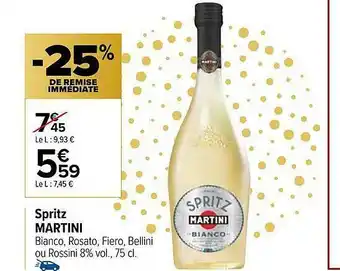 Carrefour Spritz Martini offre