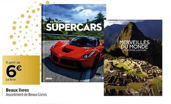 Carrefour Beaux Livres offre