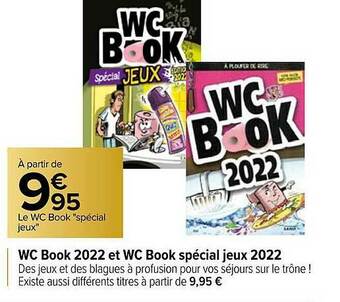 Carrefour Wc Book 2022 Et Wc Book Spécial Jeux 2022 offre