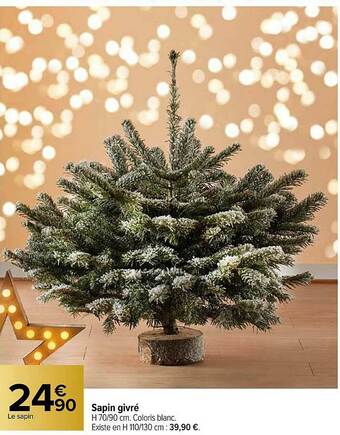 Carrefour Sapin Givré offre