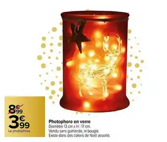 Carrefour Photophore En Verre offre