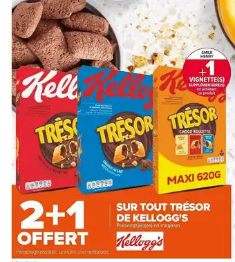 Carrefour Trésor De Kellogg's offre