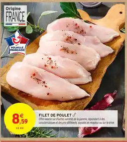 Intermarché Contact Filet de poulet offre