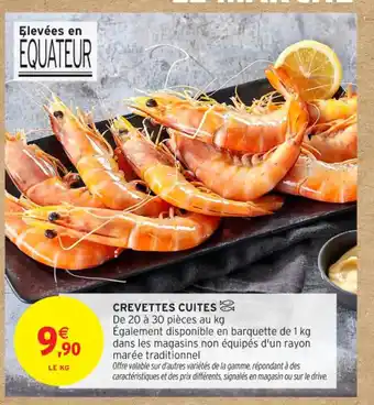 Intermarché Contact Crevettes cuite offre