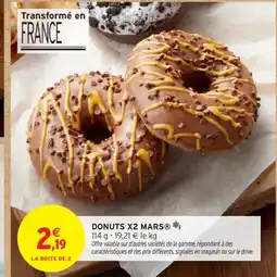 Intermarché Contact Donuts x2 mars offre