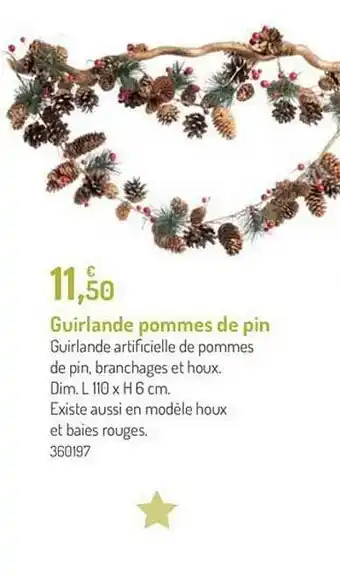 Guirlande Pommes De Pin