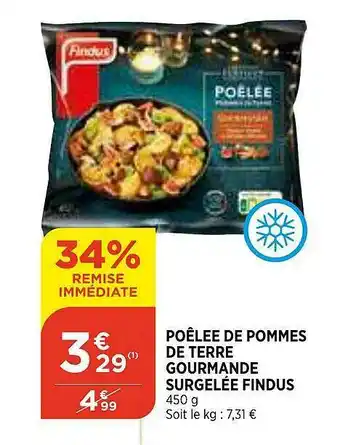 Poêlée De Pommes De Terre Gourmande Surgelée Findus