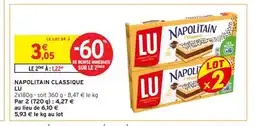 Intermarché Contact LU Napolitain classique offre