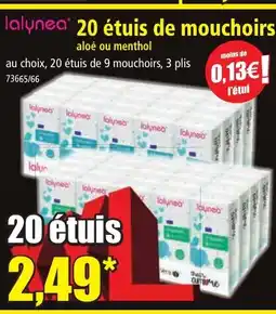 Norma LALYNEA 20 Etuis de mouchoirs offre