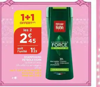 Bi1 Shampooing Pétrol Hahn offre