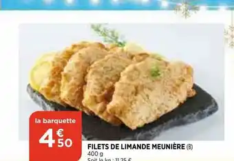 Bi1 Filets De Limande Meunière offre