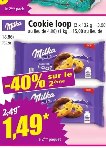 Norma MILKA Cookie loop offre