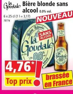 Norma Bière blonde sans alcool offre