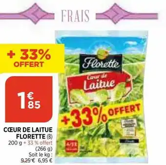 Bi1 Cœur De Laitue Florette offre