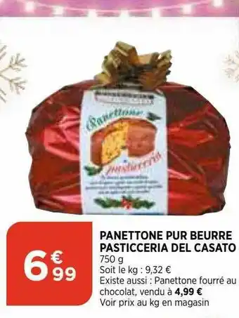Bi1 Panettone Pur Beurre Particceria Del Casato offre