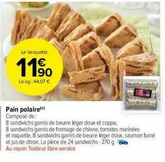 Carrefour Market Pain Polaire offre