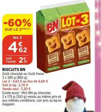 Bi1 Biscuits Bn offre