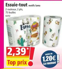 Norma Essuie-tout motifs lama offre